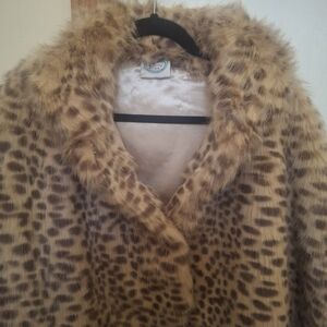Leopard Print Cape